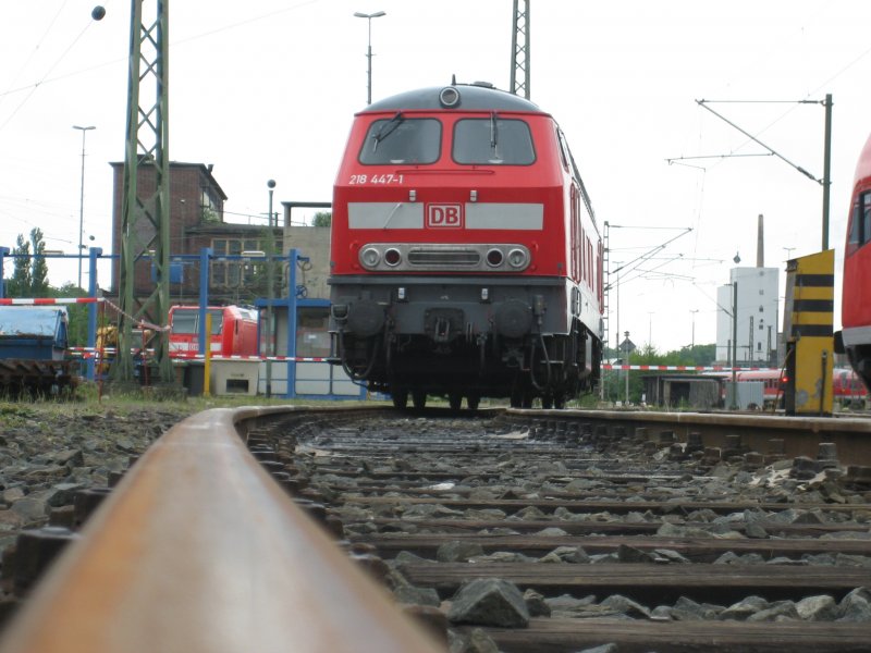 Br 218 447-1 in Braunschweig (Tag der Schiene)
