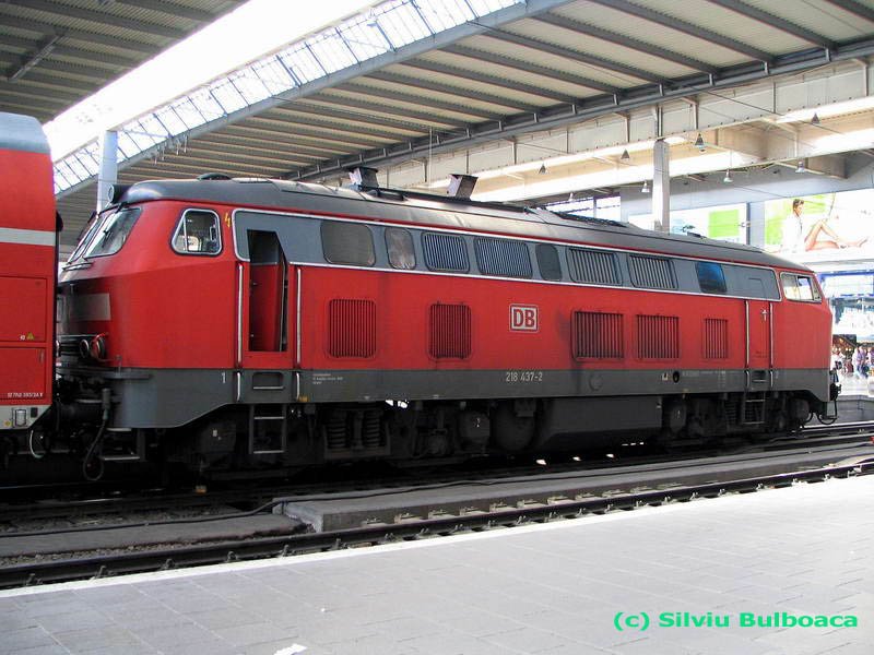BR 218 im Mnchen Hbf. 2006