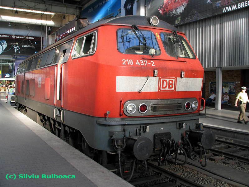 BR 218 im Mnchen Hbf. 2006