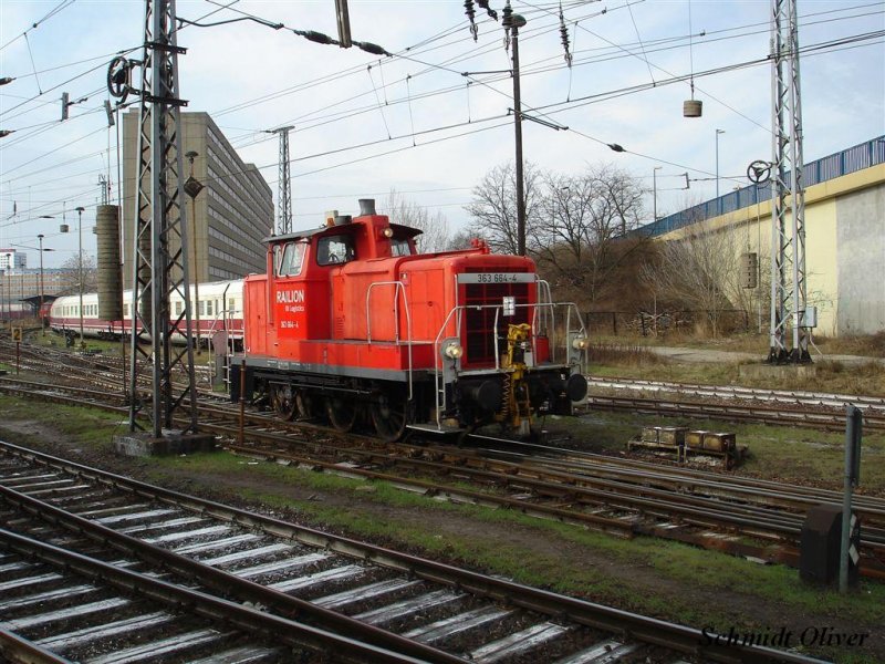 Br 363 664-4 von Railion in Berlin Lichtenberg