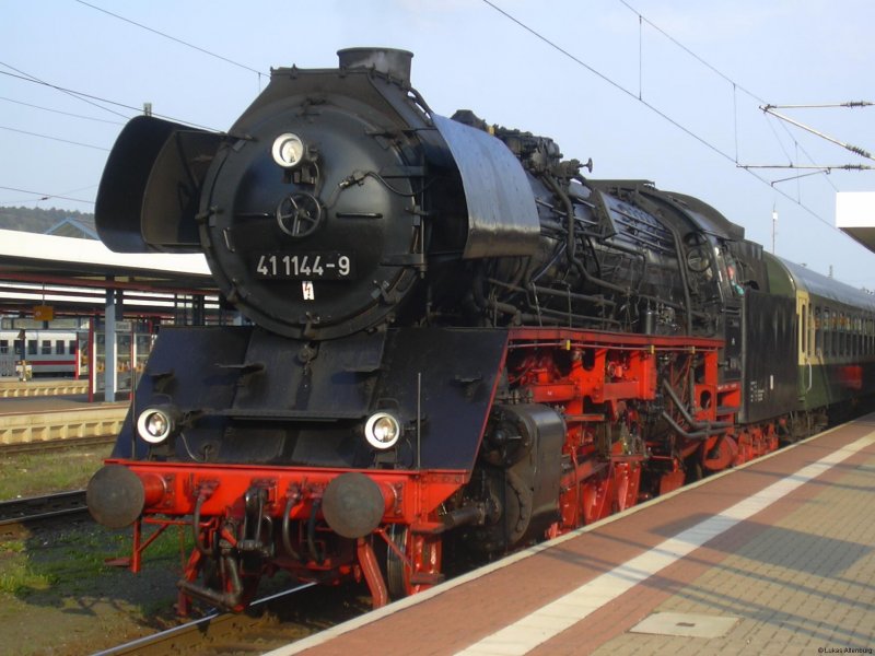BR 41 1144 in Eisenach; Sommer 2005
