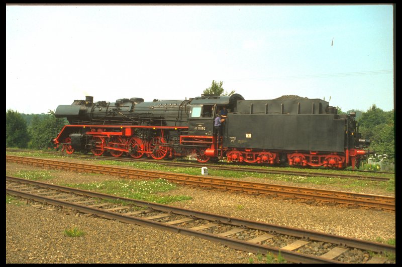 BR 41 in Erfurt-West, um 1988