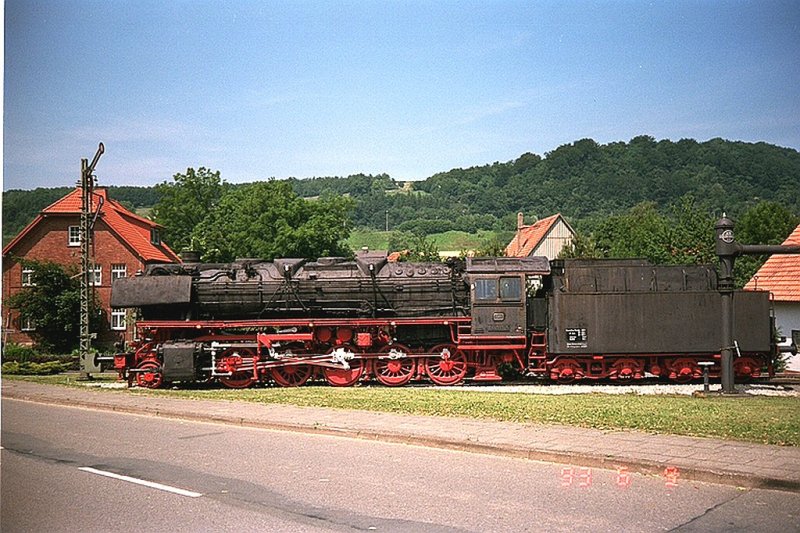 BR 44 als Museumslok in Altenbeeken, am 9. 5. 1993 - in der Nhe befindet sich der bekannte Viadukt