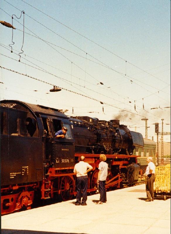 BR 50 in Erfurt Hbf
Sonderzug nach Erfurt-West