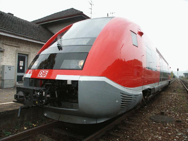 BR 641 im Bahnhof Lauchringen (bei Waldshut)