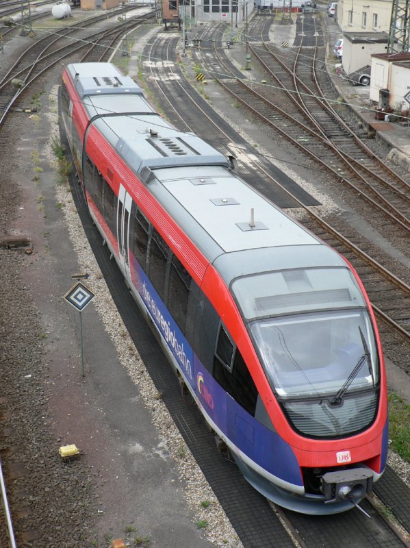 BR 644 (Talent) der Euregiobahn im Aachener Hbf, 28.06.2006