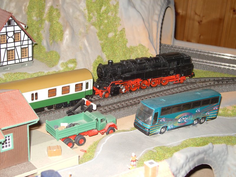 BR 85 001 bei Rangierarbeiten