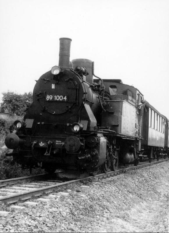 BR 89 unterwegs nach Erfurt-West