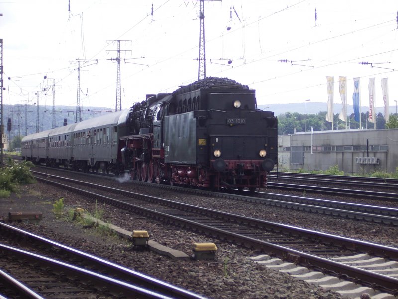 BR03 1010 in Koblenz-Ltzel am 01.06.2008
