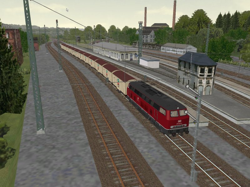 BR110 Wickler Wagen bei Gutershausen-Baunatal