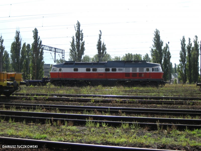 BR232 443-2 fhrt mit einem Gterzug am 12.09.2007 durch Bydgoszcz Wschod.