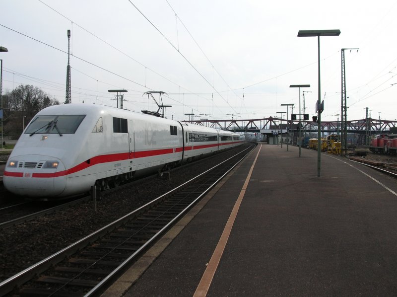 Br401  Garmisch Partenkirchen  als ICE 872 nach Berlin Ostbahnhof gesichtet am 16.Mrz 2008 in Weil am Rhein