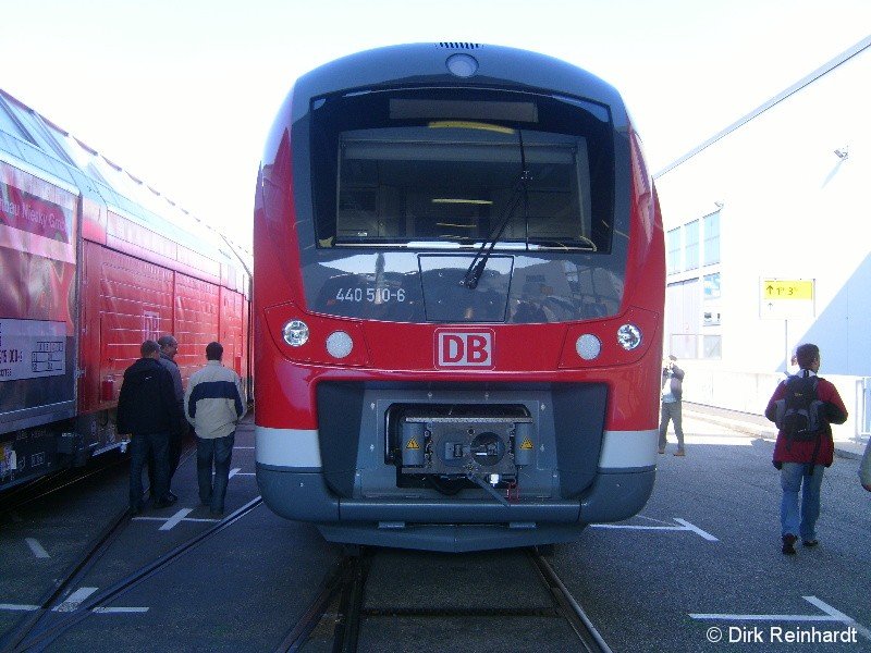 BR440 auf der InnoTrans 2008 ausgestellt.