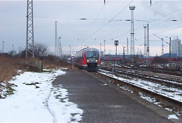 BR642 am Haltepunkt Rostock-Toitenwinkel