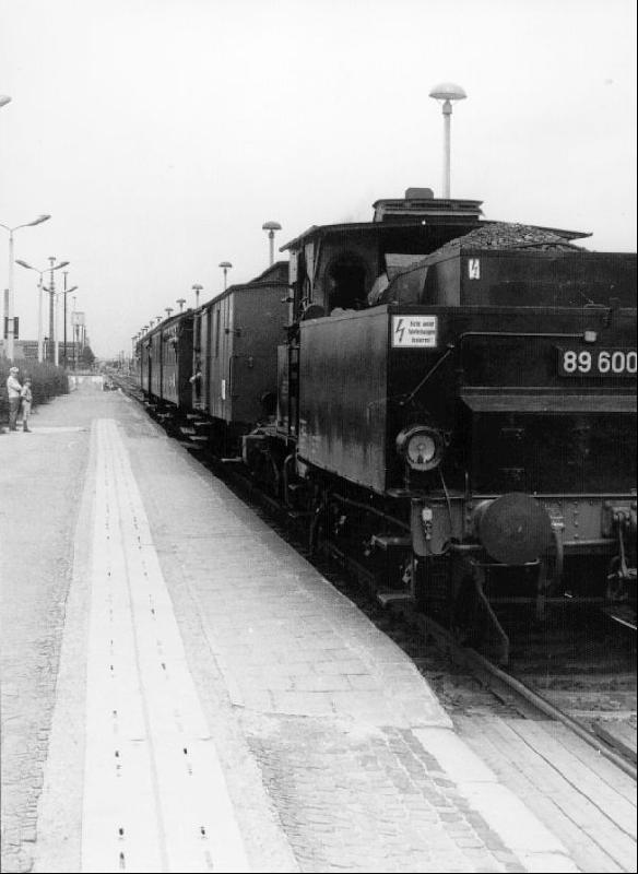 BR89 im Bhf. Erfurt-Nord, ehem. Traditionsbahn Erfurt-West