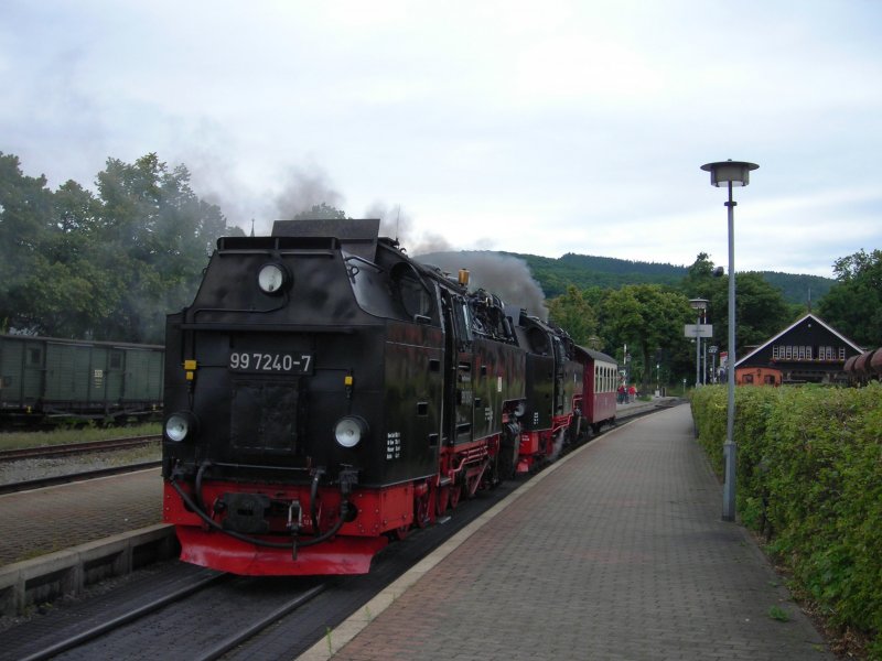 BR99 rangiert in Wernigerode Westerntor