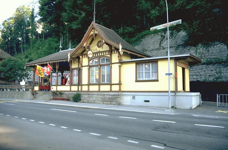 Brienz Rothornbahn (BRB)Talstation in Brienz
