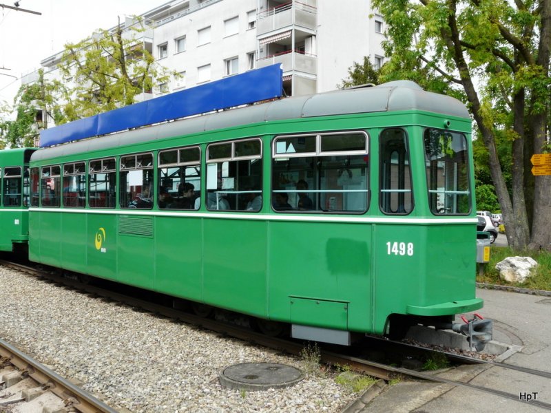 BVB - Tramanhnger B 1498 in Prattelen am 11.05.2009