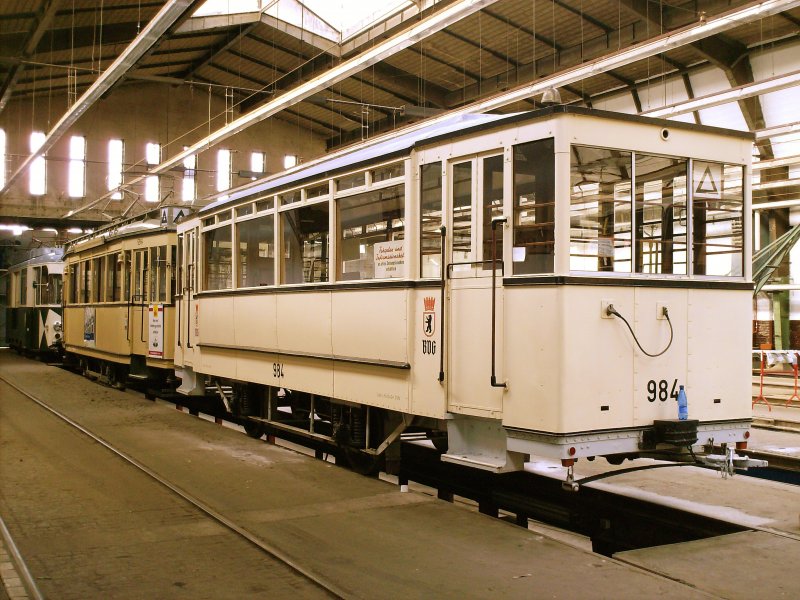 Bw 984 in der Betriebshalle Niedersch�nhausen