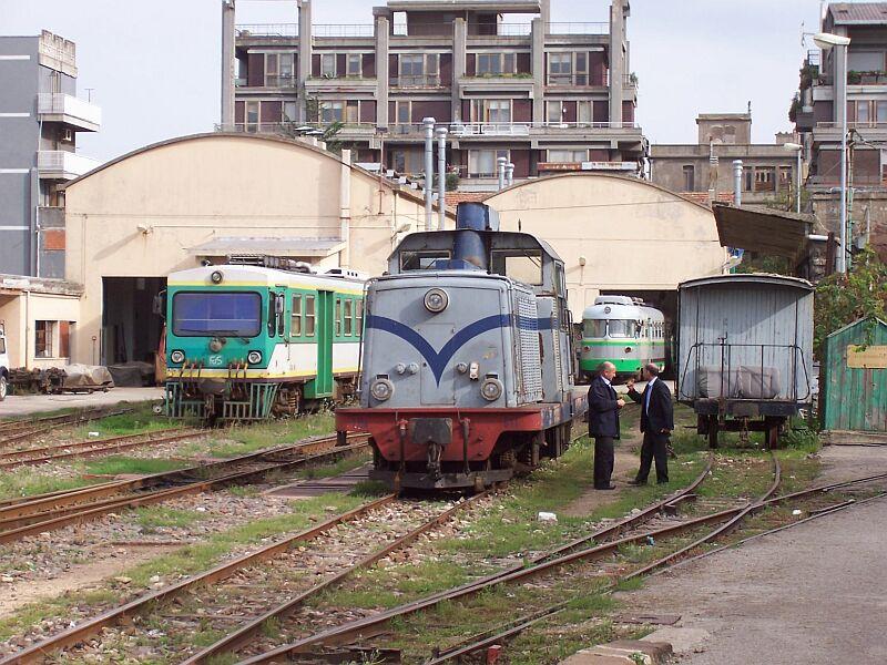 BW FdS (Ferrovie della Sardegna) am 18.10.2005. Es gibt auf