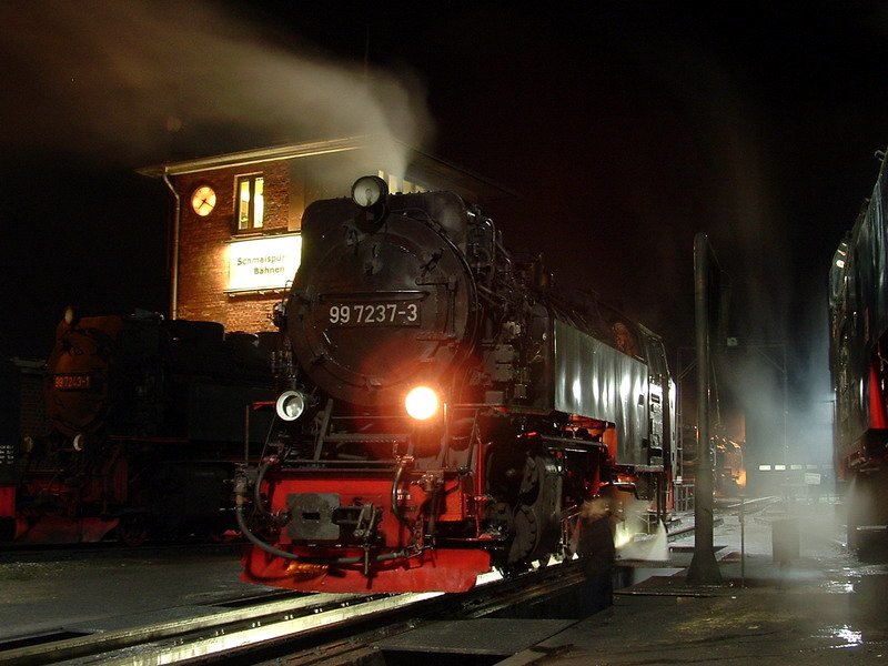 Bw Wernigerode, mal wieder bei Nacht.