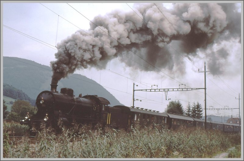 C 5/6  2676 in voller Fahrt bei Rthi SG. (Archiv 09/77)