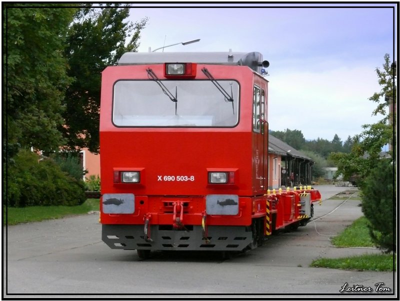 Cargosprinter BR690 nach dem Umbau zum Tunnelrettungssprinter X690 der �BB.
Knittelfeld 9.9.2007