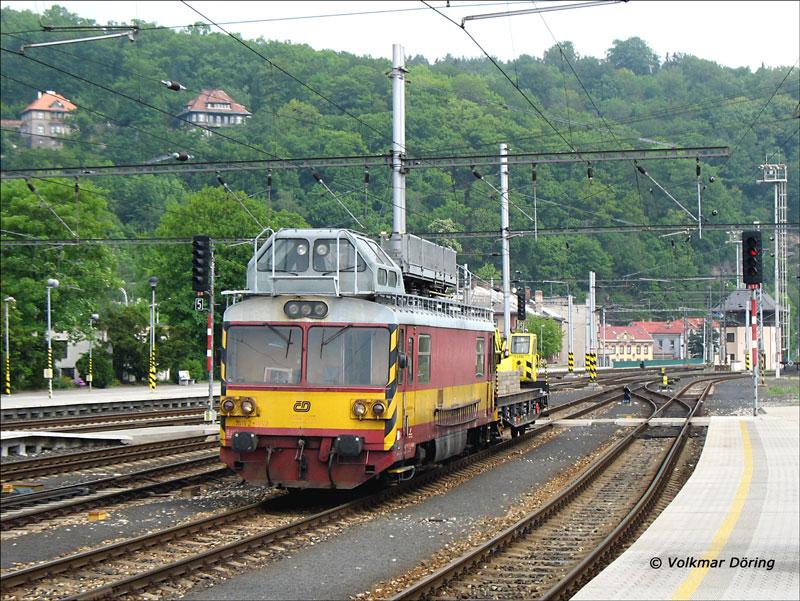 CD-Oberleitungsrevisionstriebwagen MVTV2-047 in Decin (Tetschen-Bodenbach), 18.05.2006

