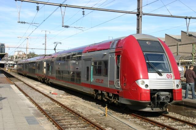 CFL 2209 steht abfahrtbereit in Luxembourg; 08.10.2006