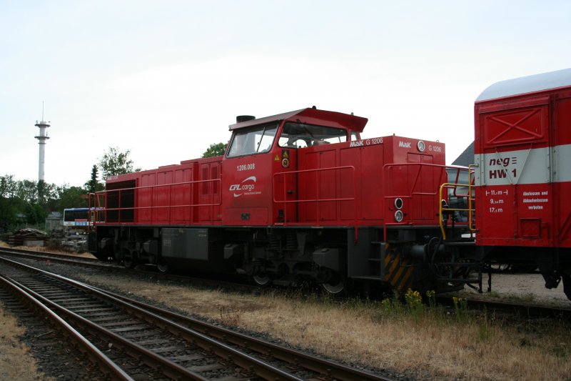 CFL G 1206 am 26.6.2008 in Niebll.
