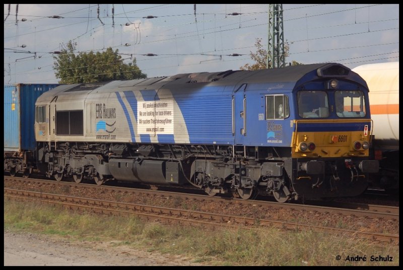 Class 66 6601 ERS 2006-10-05 Saarmund