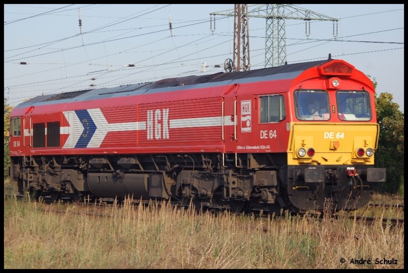 Class 66 DE 64 HGK 2006-09-21 Saarmund