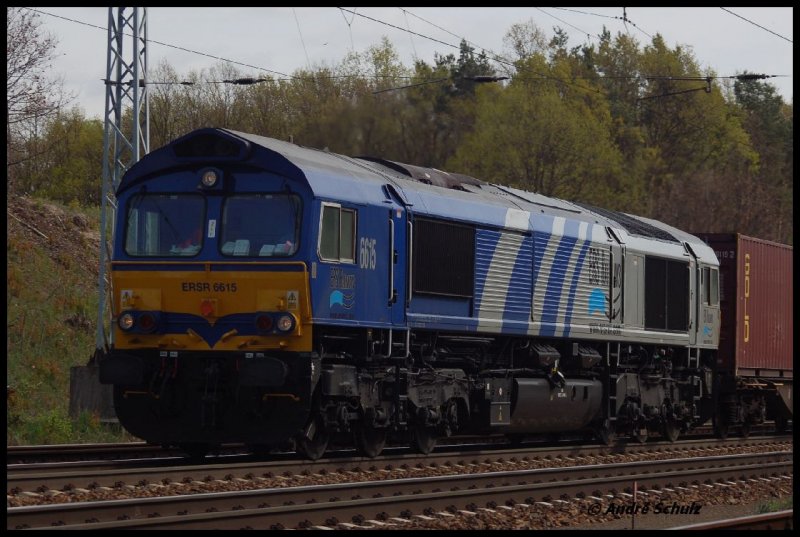 Class 66, ERS 6615, 2007-04-19 Diedersdorf