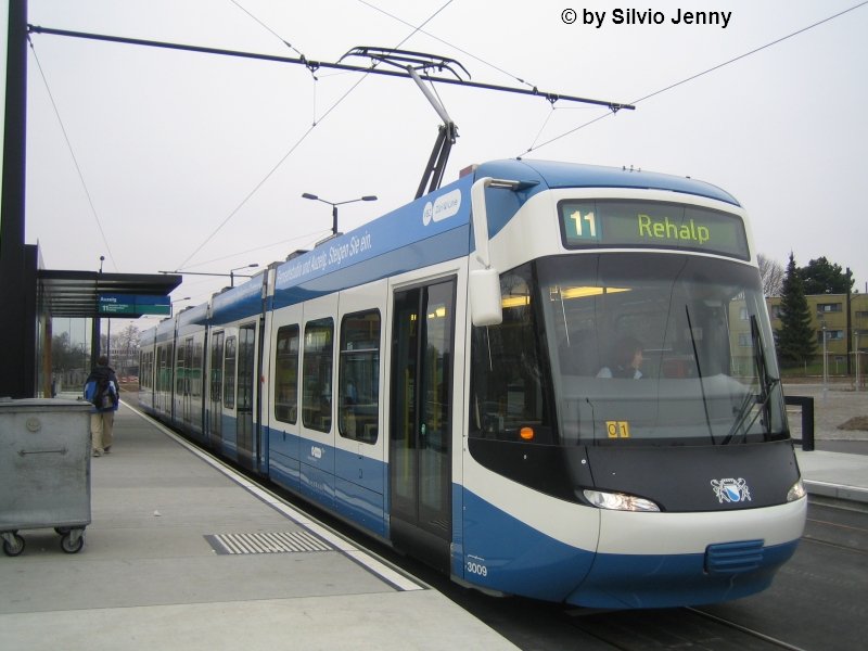 Cobra 3009 am 26.12.06 bei der neuen Tramschleife Auzelg.