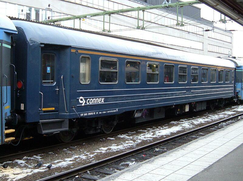 Connex-Speisewagen am 15.01.2006 in Stockholm C (Nacht-Fernzug Stockholm - Narvik).