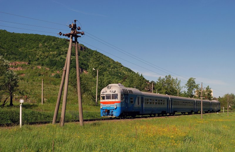 D1 - 656 mit dem 6587 in Vinogradiv (07.05.2008)