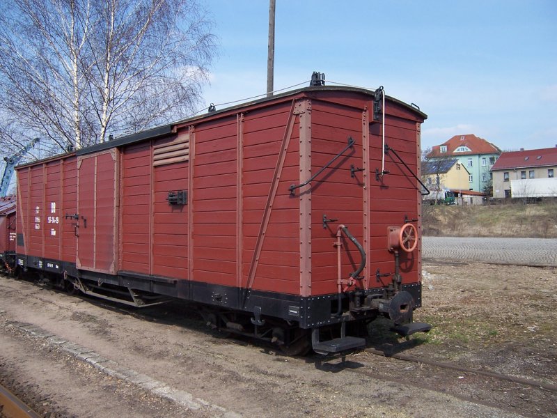 Da auch die Lsnitzgrundbahn Gterverkehr anbot, existieren noch heute sehr viele dieser Schmalspur Gterwagons.