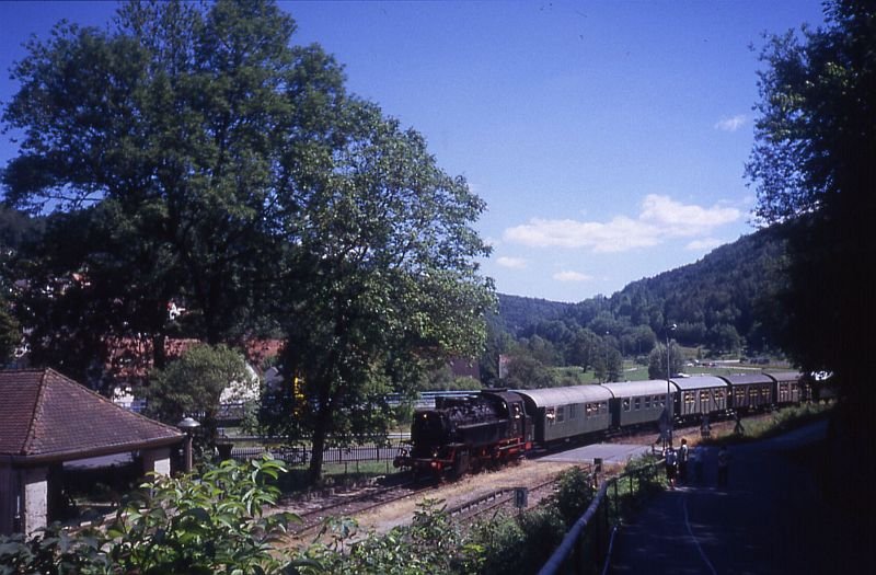 Dampfbahn Frnkische Schweiz
Einfahrt in Muggendorf