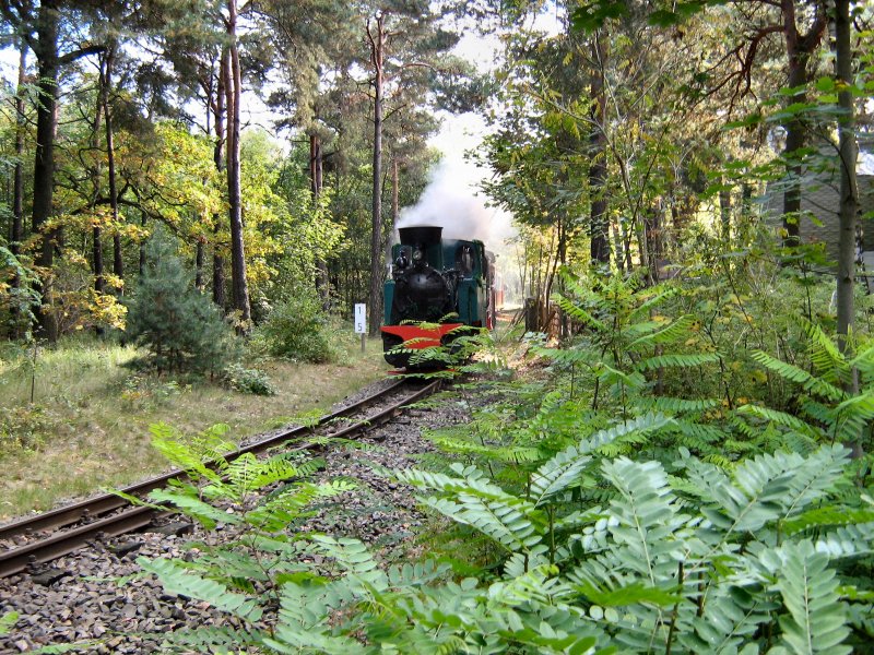 Dampfbetrieb auf der Parkeisenbahn Berlin, Sommer 2007