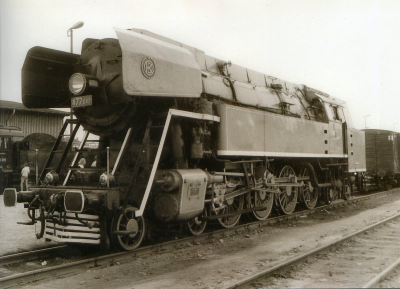 Dampflok Baureihe 477 der CSD, Fahrzeugausstellung 1994 in Radebeul-Ost