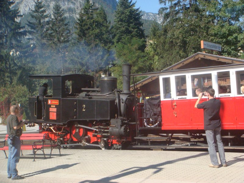 Dampflok NR.2 der Achenseebahn am 23.09.2007 in Jenbach.
