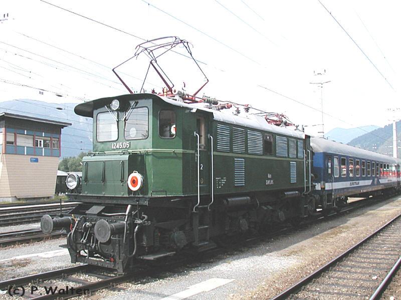 Dampflokfest Selzthal,BB E-Lok Oldtimer 1245.05
am 08.06.03