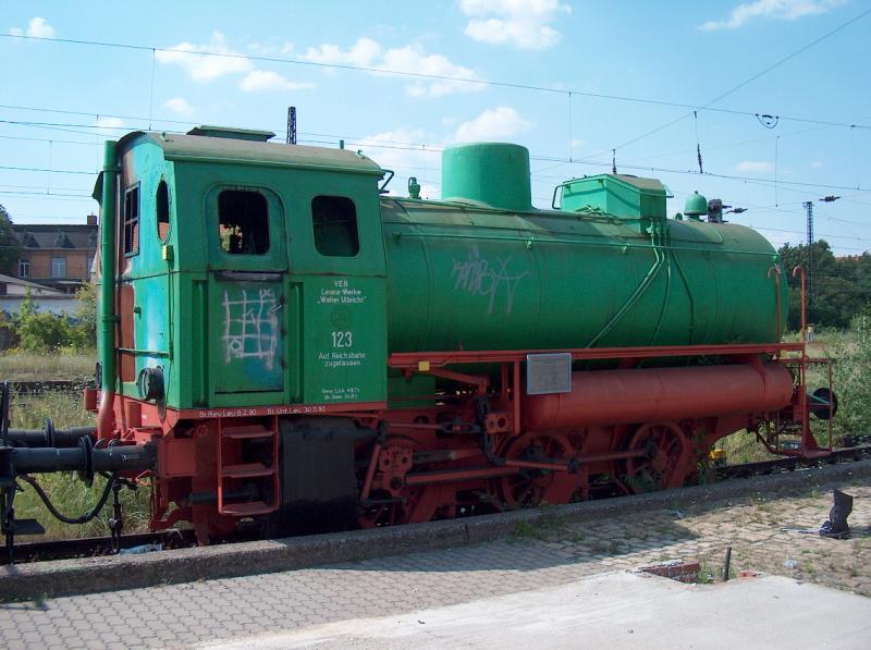Dampfspeicher-Lokomotive
Bauart:Cn2
Baujahr 1961
Hersteller:Lokomotivbau Babelsberg