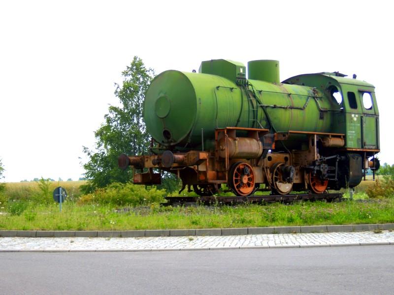 Dampfspeicherlok F164-50-B3 der Anschlubahn Grozssen in Neukirchen 02.07.05