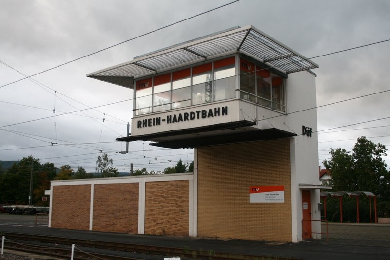 Das Bad Drkheimer Gleibildstellwerk. Es stellt die Strecke von Drkheim bis Lu-Oggersheim im sehr zuverlssigen Selbststellbetrieb...