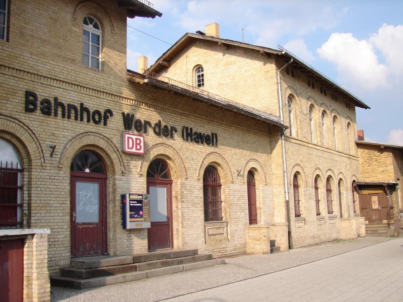 Bahnhof Werder Havel Fotos Bahnbilder De