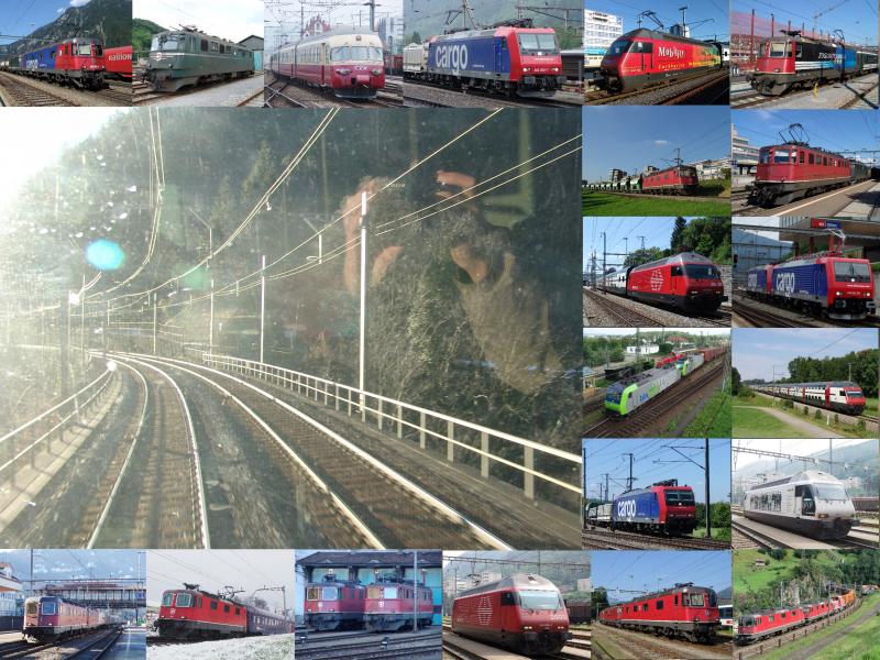 Das Bild besteht im Grunde genommen aus drei verschiedenen Bildern. Das erste ist das mit den Schienen (der Weg), das zweite ist der Fotograf und das Letzte sind die vielen kleinen Bilder rundherum. Ich mchte eigentlich mit diesem Bild allen Fotografen in Zukunft auf ihrem Weg, schne und gute Bilder wnschen