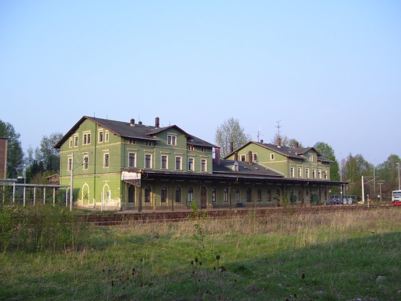 Das EG des Bahnhofs Sankt Egidien am 14.04.09.
