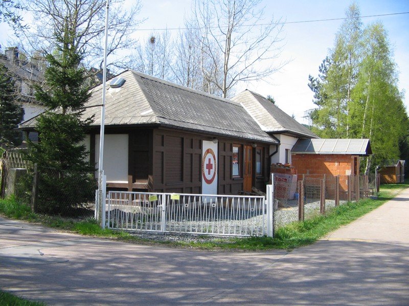 Das ehemalige Empfangsgebude des Bahnhofs Auerbach Erzgebirge, 20.04.07