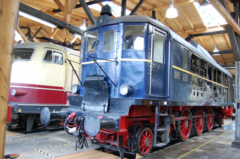 Das Eisenbahnmuseum in Freilassing am 27.07.07 Die V140.